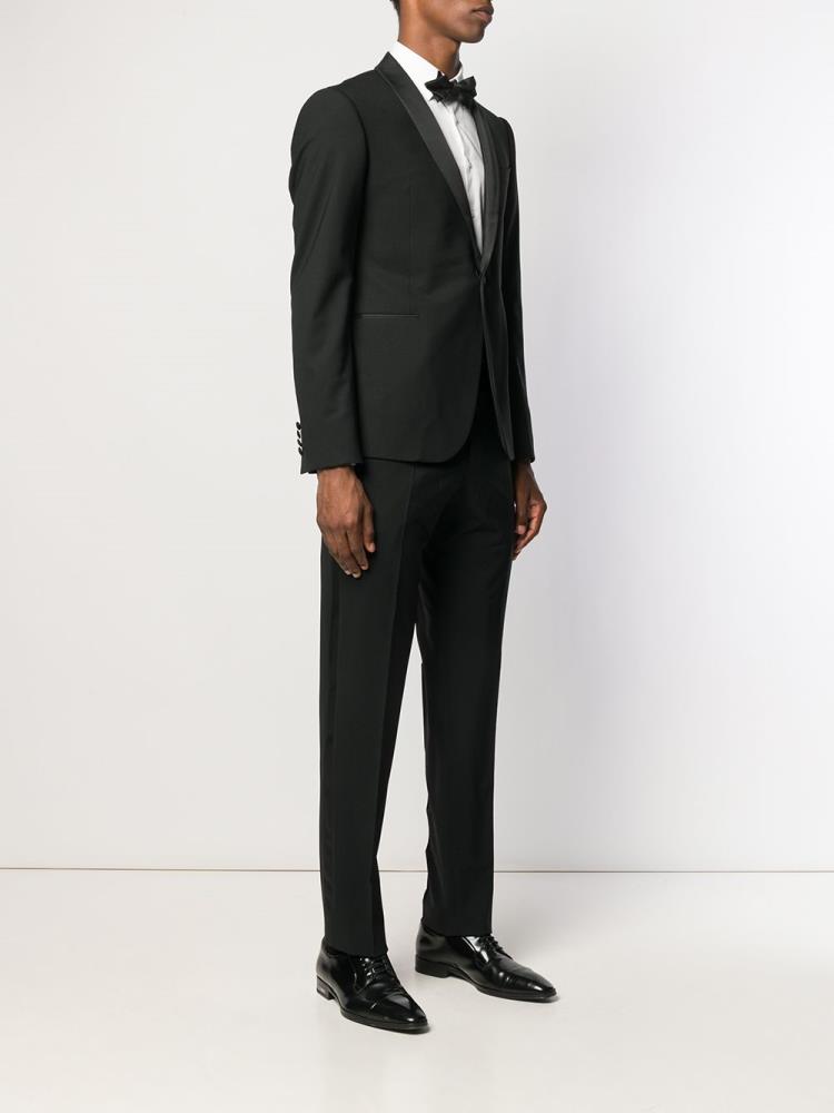 Trajes Armani Emporio Stretch Wool Tuxedo Hombre Negras | JZB0BPJV