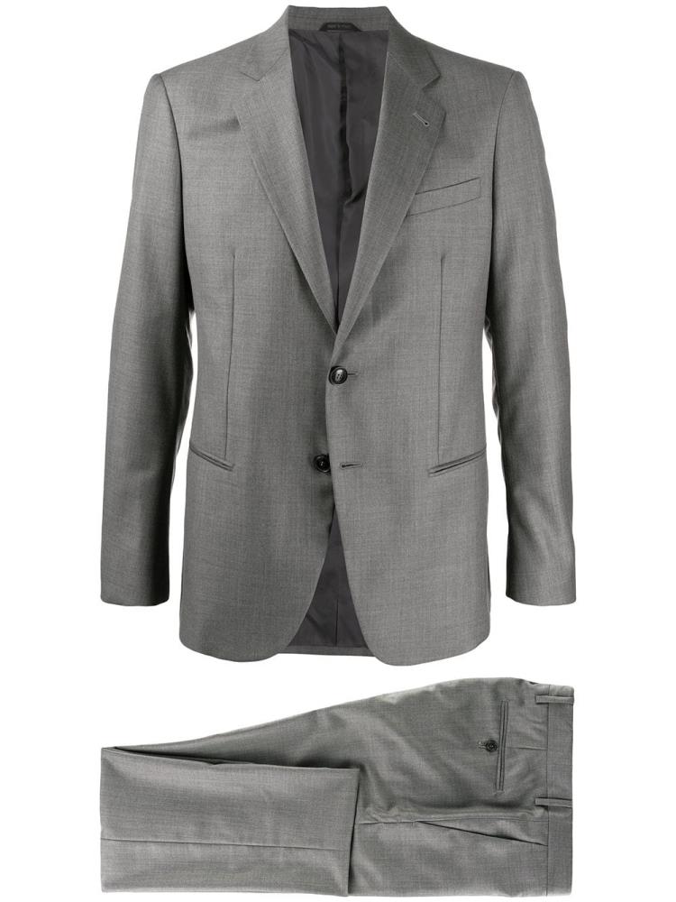 Trajes Giorgio Armani Single Breasted Two Piece Hombre Gris | 9INBB3VD