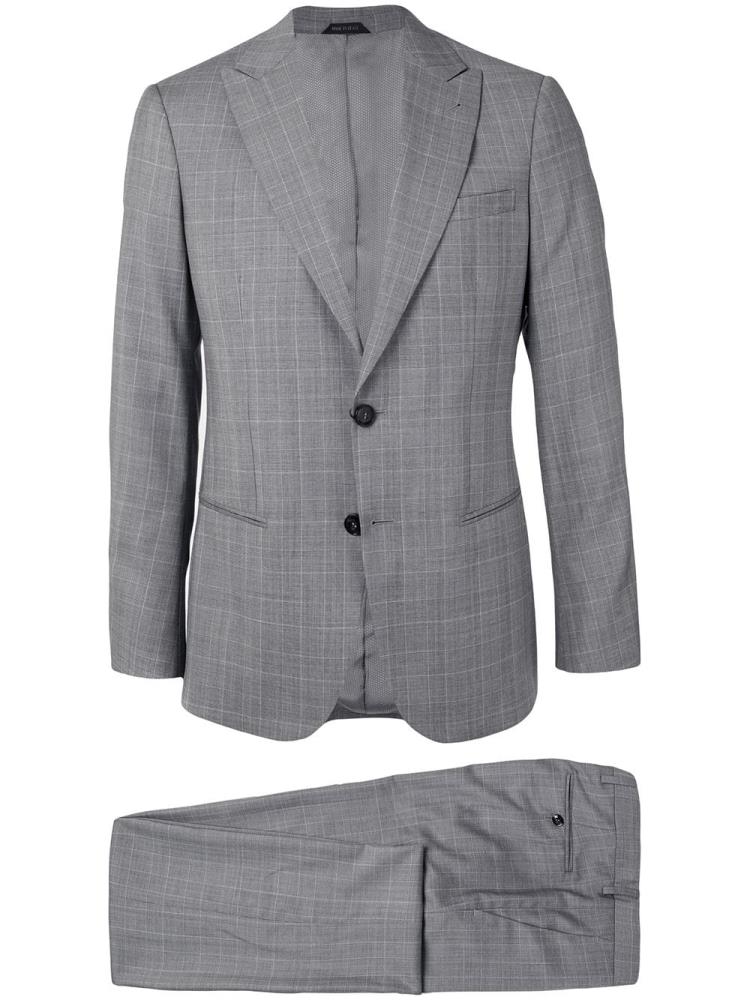 Trajes Giorgio Armani Two Piece Hombre Gris | 38RAH3ED