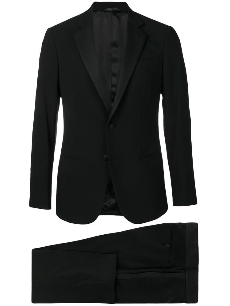 Trajes Giorgio Armani Two Piece Hombre Negras | NAWYA1VC