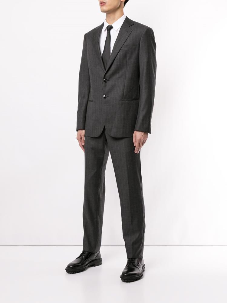 Trajes Giorgio Armani Two Piece Pinstripe Hombre Gris | GYX0T1W7