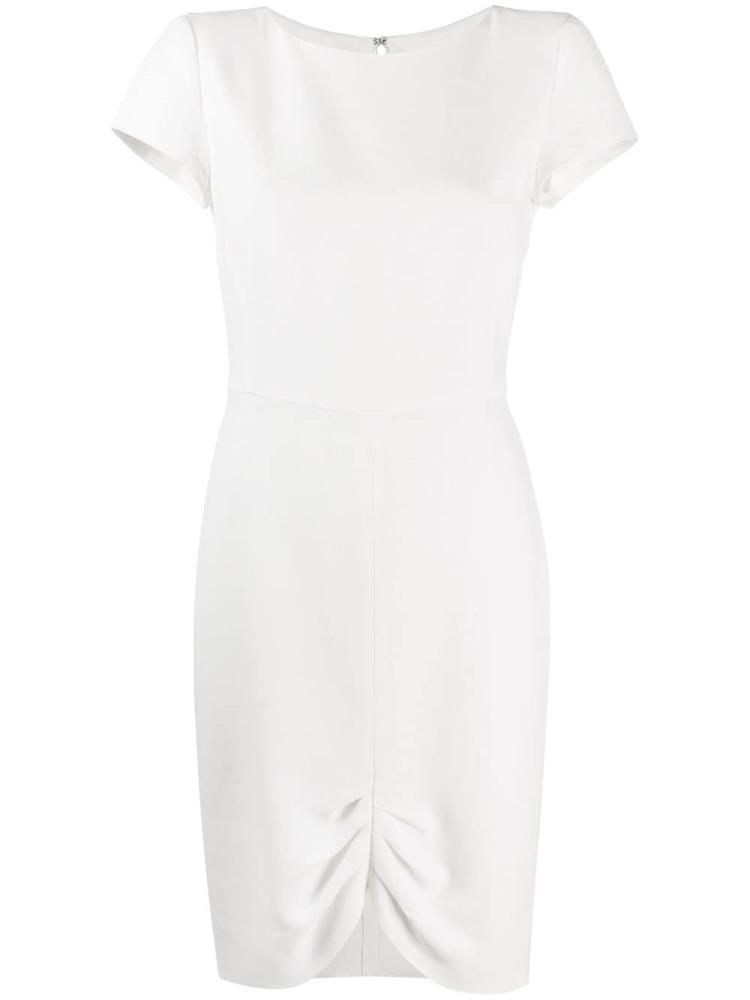 Vestido Armani Emporio Gathered Hem Midi Mujer Blancas | 2XB02WT5