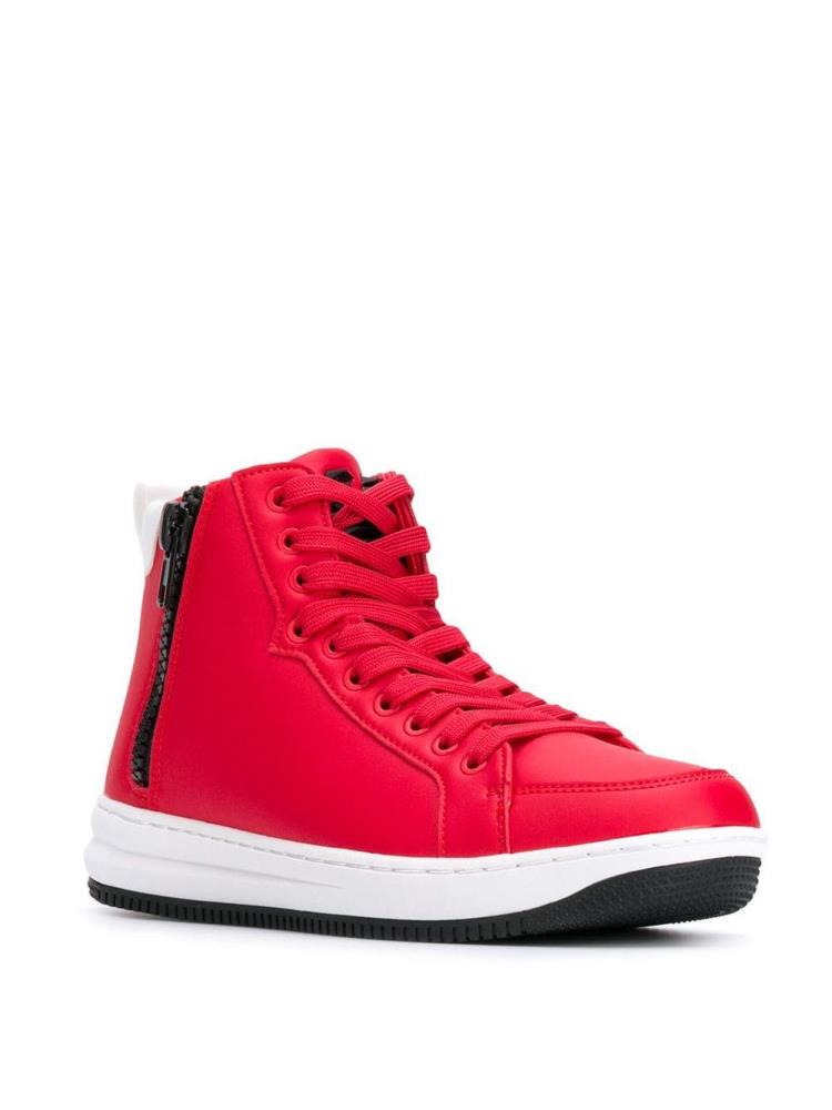 Zapatillas Ea7 Emporio Armani Hi Top Mujer Rojas | AS3GTZTC