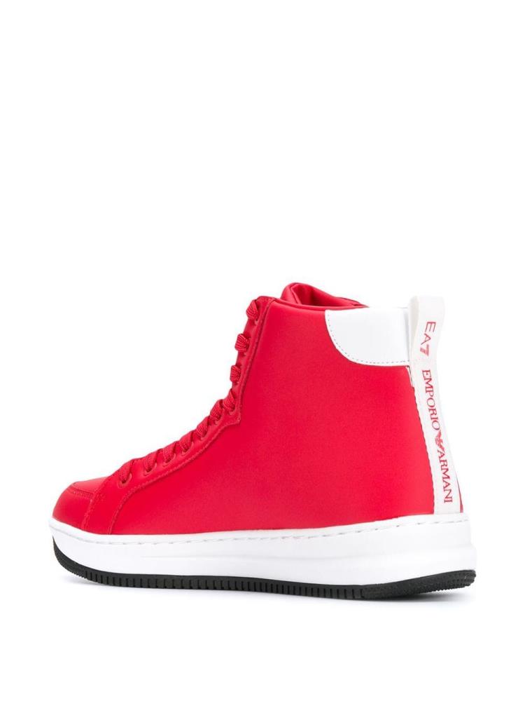 Zapatillas Ea7 Emporio Armani Hi Top Mujer Rojas | AS3GTZTC