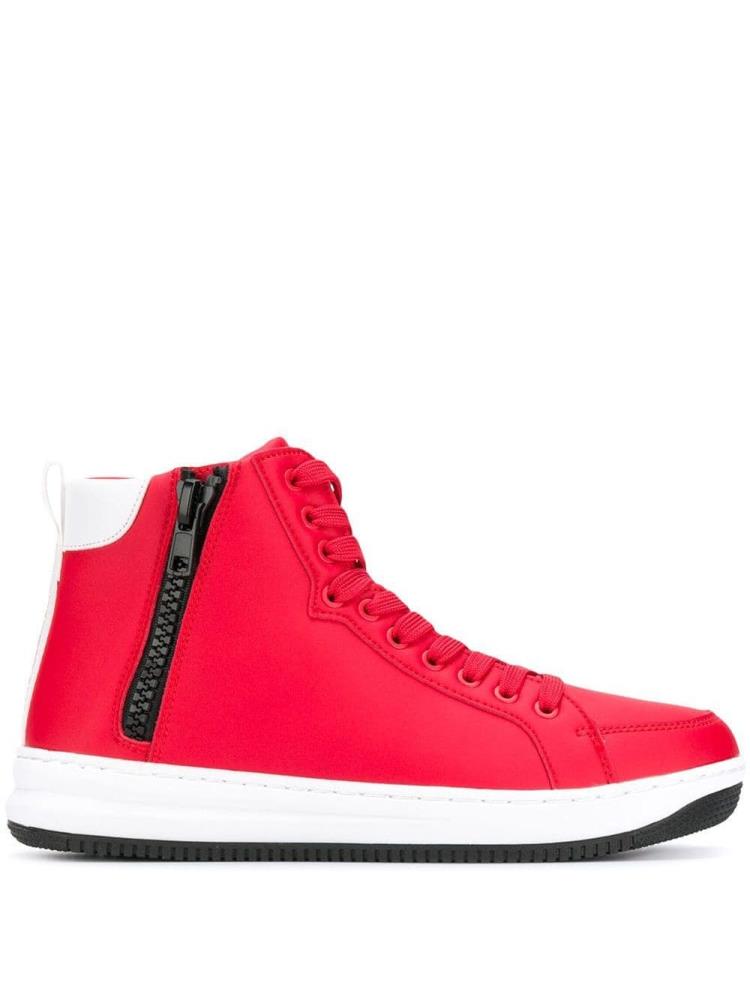 Zapatillas Ea7 Emporio Armani Hi Top Mujer Rojas | AS3GTZTC