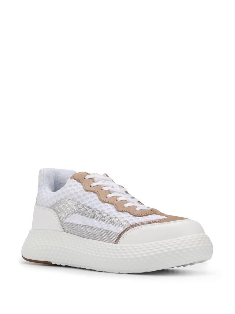 Zapatillas Armani Emporio Plataforma Low Top Hombre Blancas | DO8CUBHM