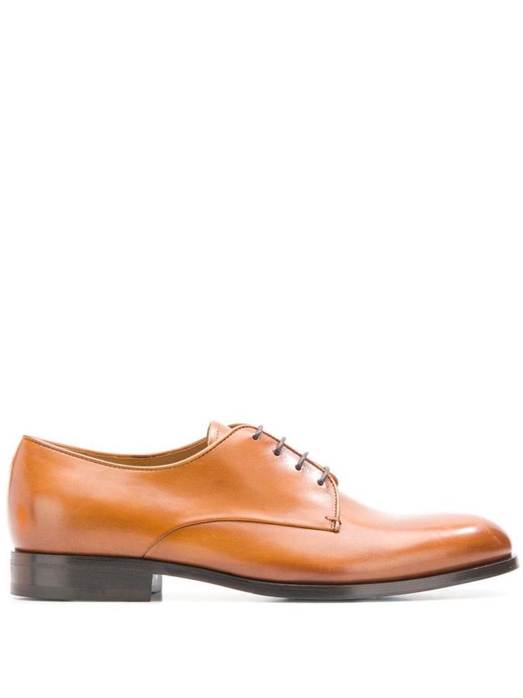 Zapatos Derby Giorgio Armani Almond Puntera Hombre Beige | FAXOH8MN